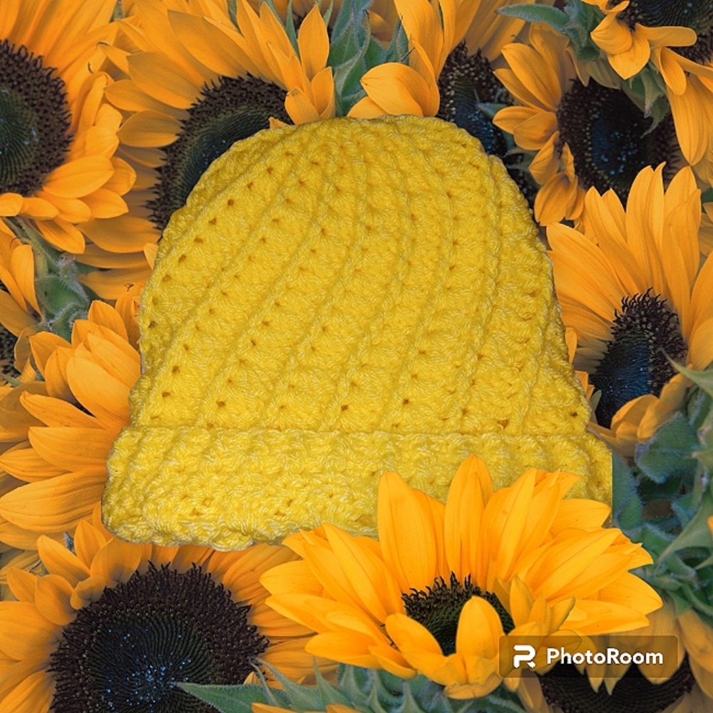 Kids crochet beanie